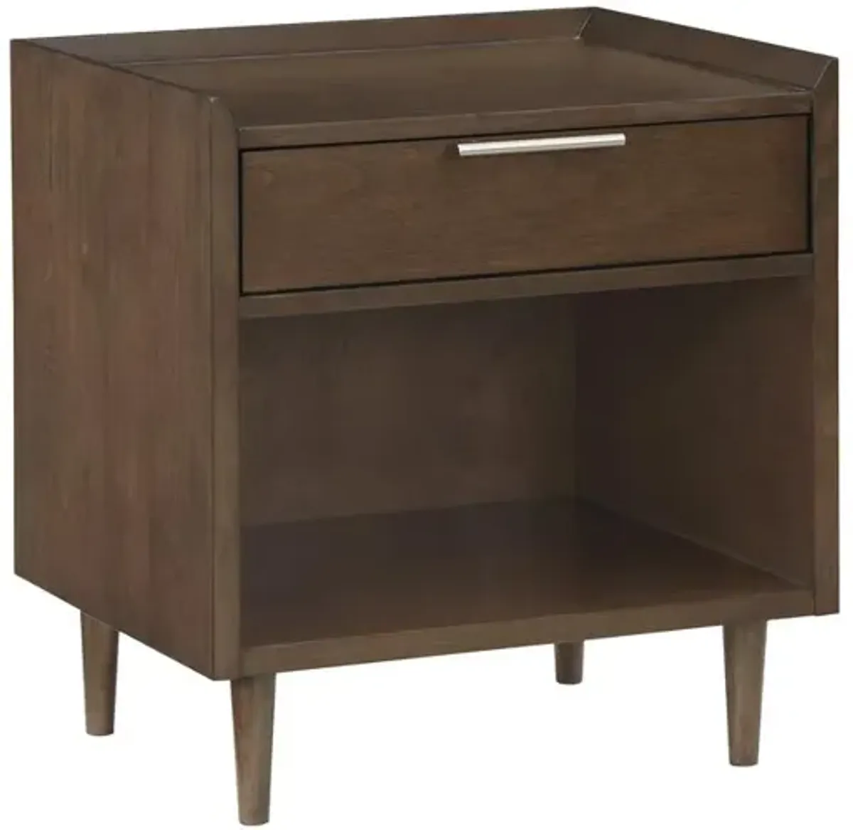 Urbana Mid Century Modern 1 Drawer Nightstand