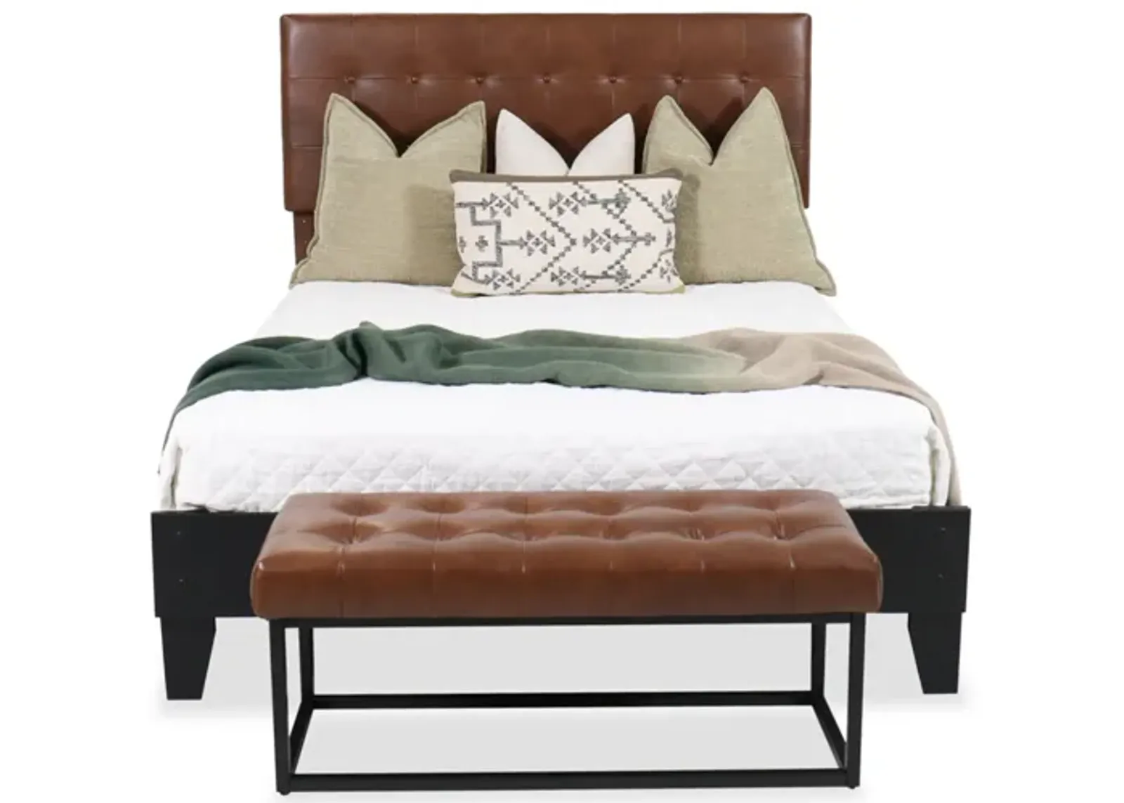 Emmett Headboard and Bench