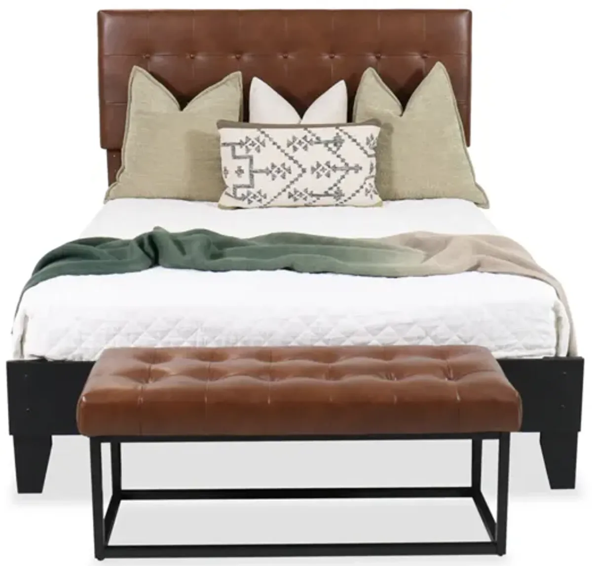 Emmett Headboard and Bench