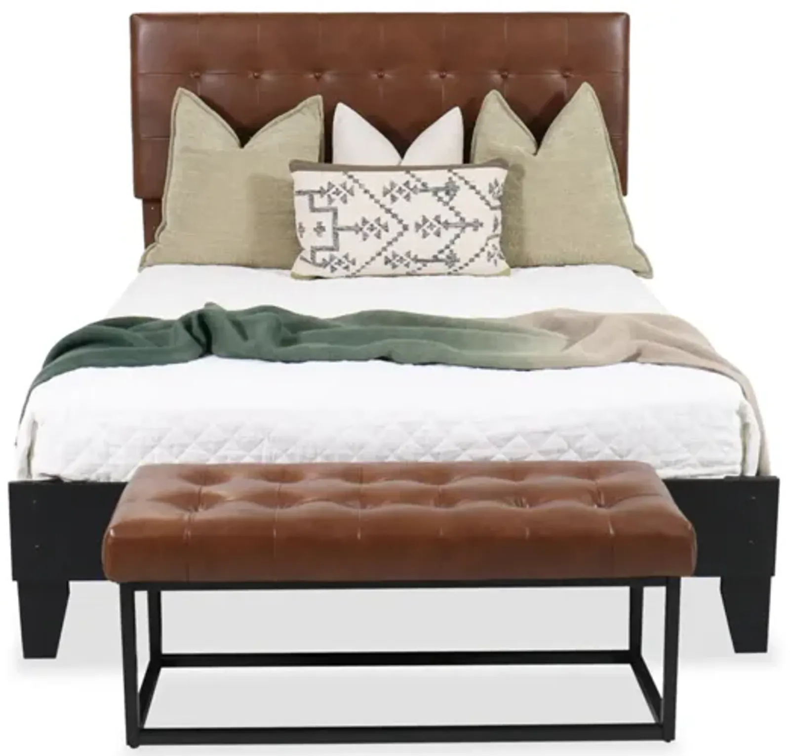 Emmett Headboard and Bench