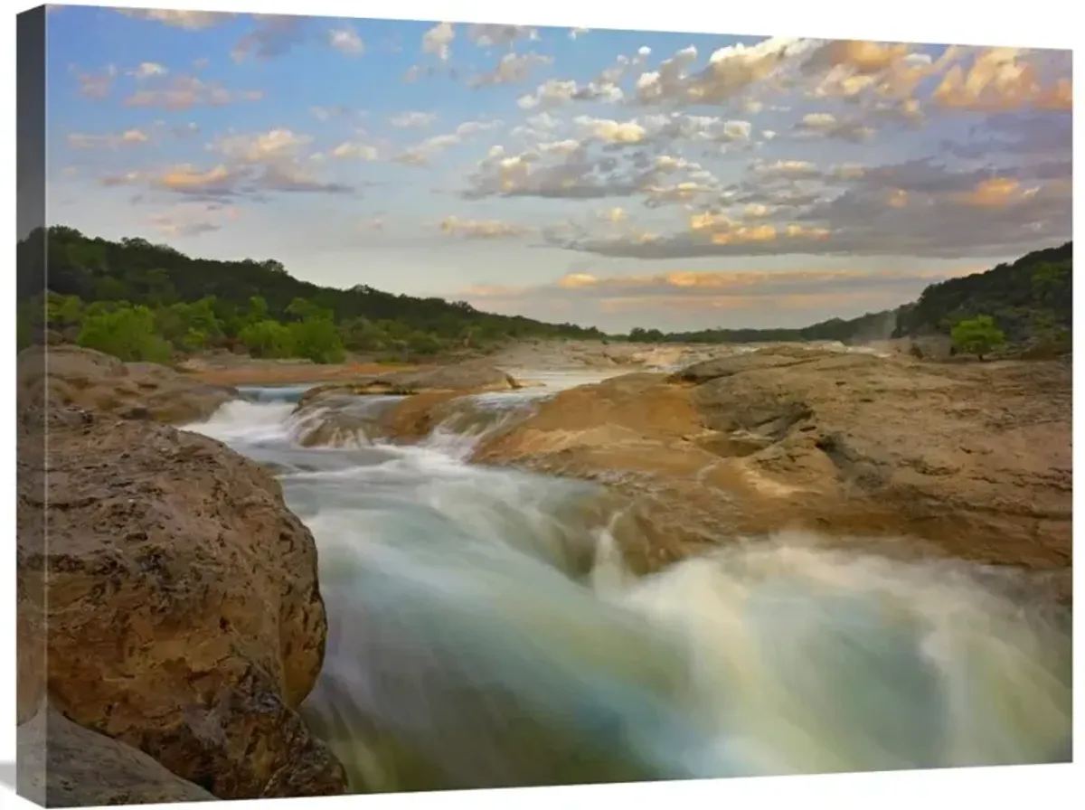 River in Pedernales Falls State Park, Texas-Canvas Art-32x24
