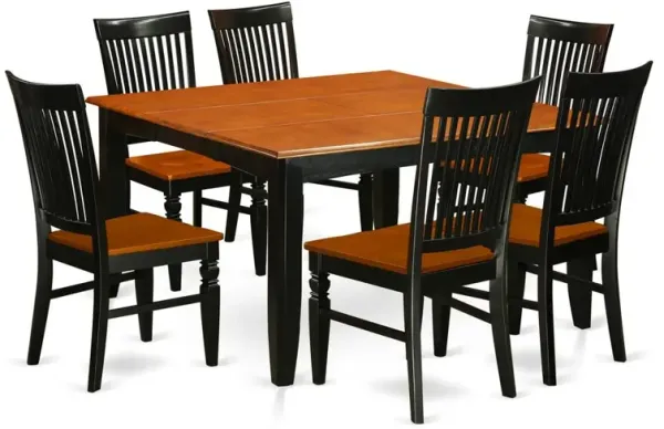 Dining Room Set Black & Cherry