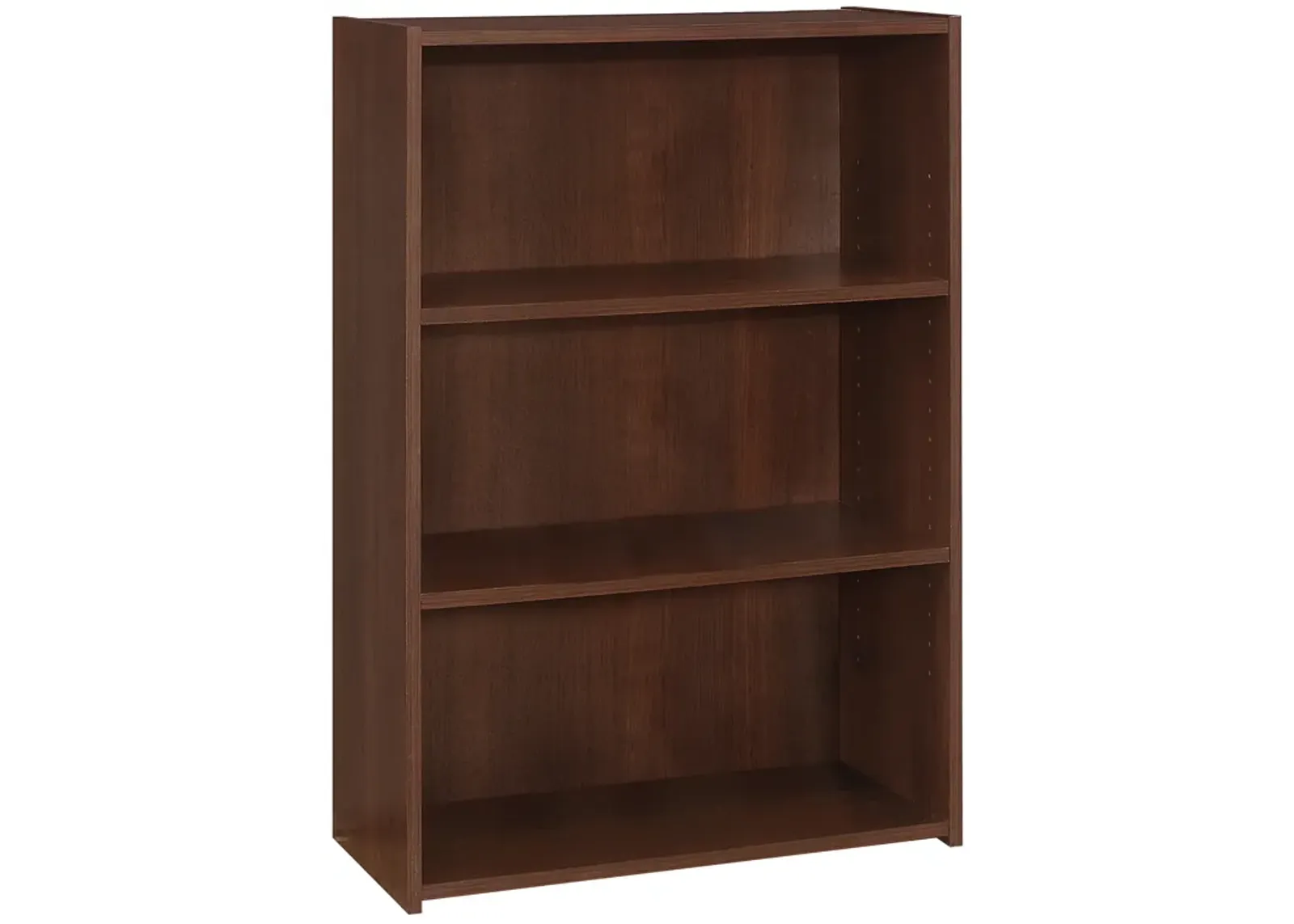 Monarch Specialties I 7475 Bookshelf, Bookcase, 4 Tier, 36"H, Office, Bedroom, Laminate, Brown, Transitional