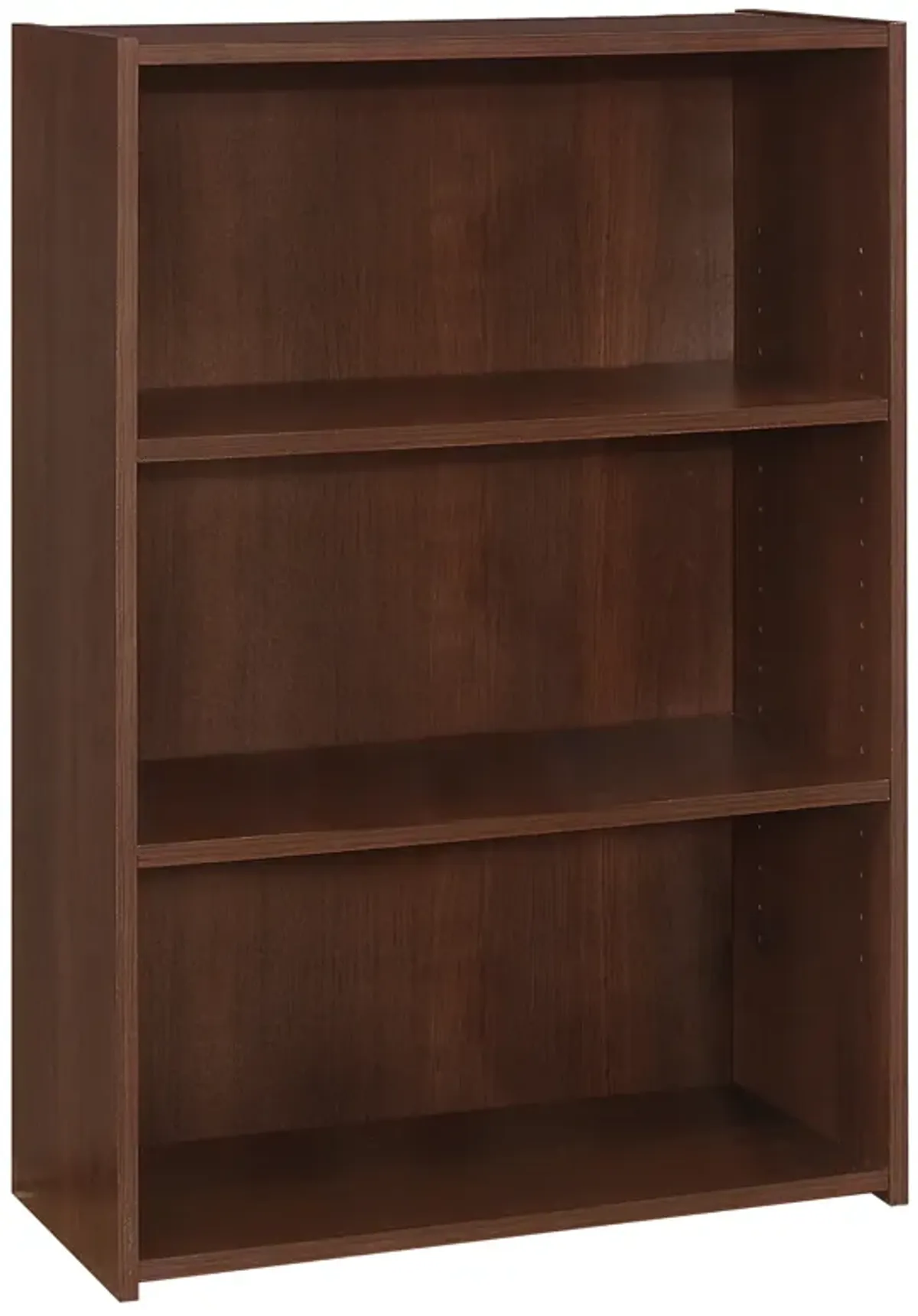 Monarch Specialties I 7475 Bookshelf, Bookcase, 4 Tier, 36"H, Office, Bedroom, Laminate, Brown, Transitional