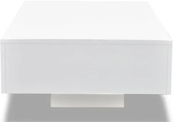 vidaXL Coffee Table High Gloss White