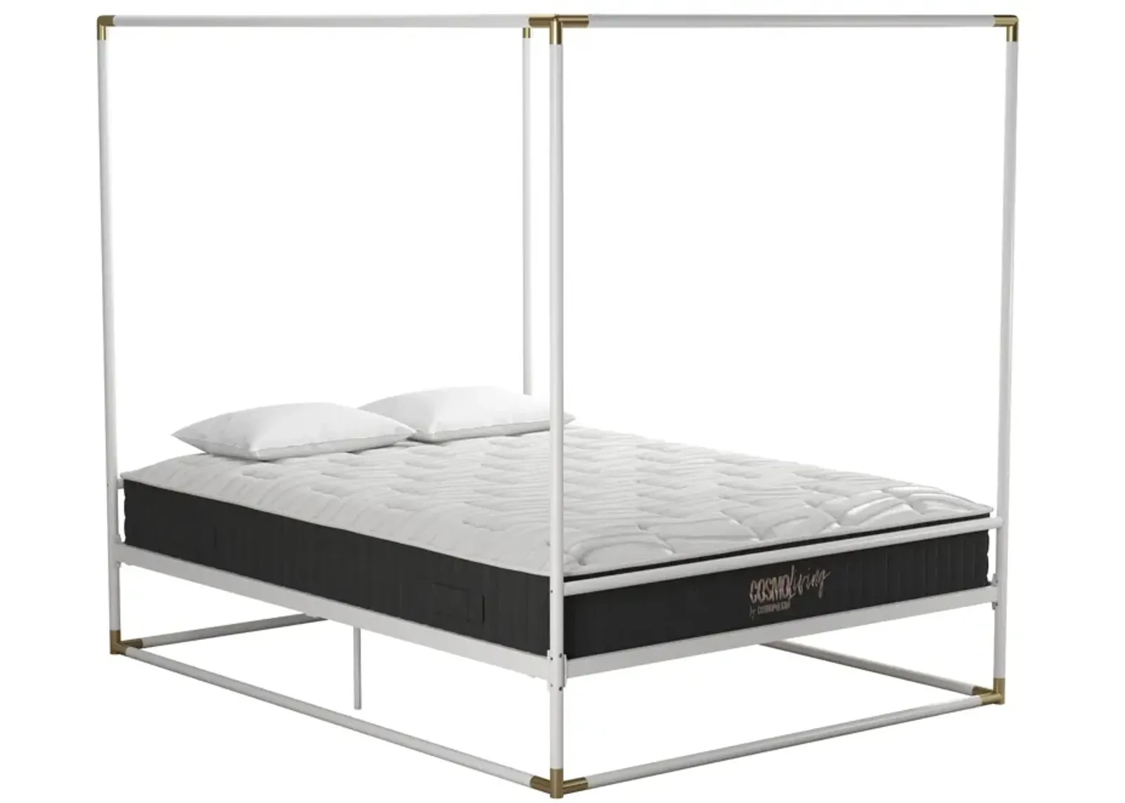 Celeste Canopy Metal Bed