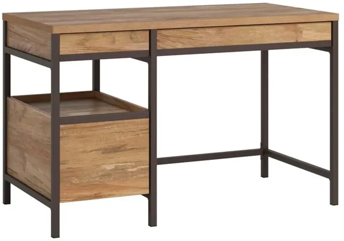 Sauder Manhattan Gate Single Ped Desk Sm