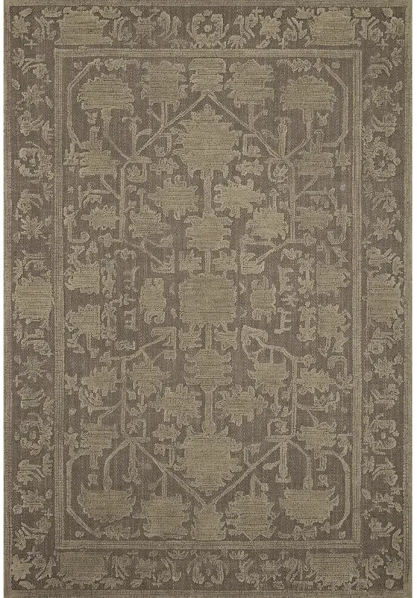 Gloria GLO01 Bark/Khaki 3'6" x 5'6" Rug