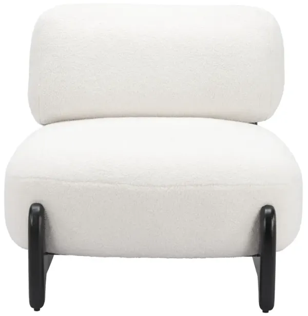 Bombo Accent Chair White