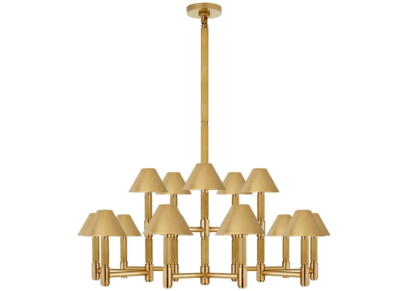 Barrett Lrg Knurled Chandelier