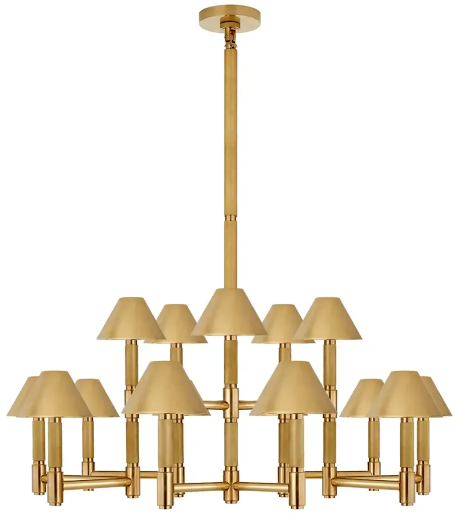 Barrett Lrg Knurled Chandelier