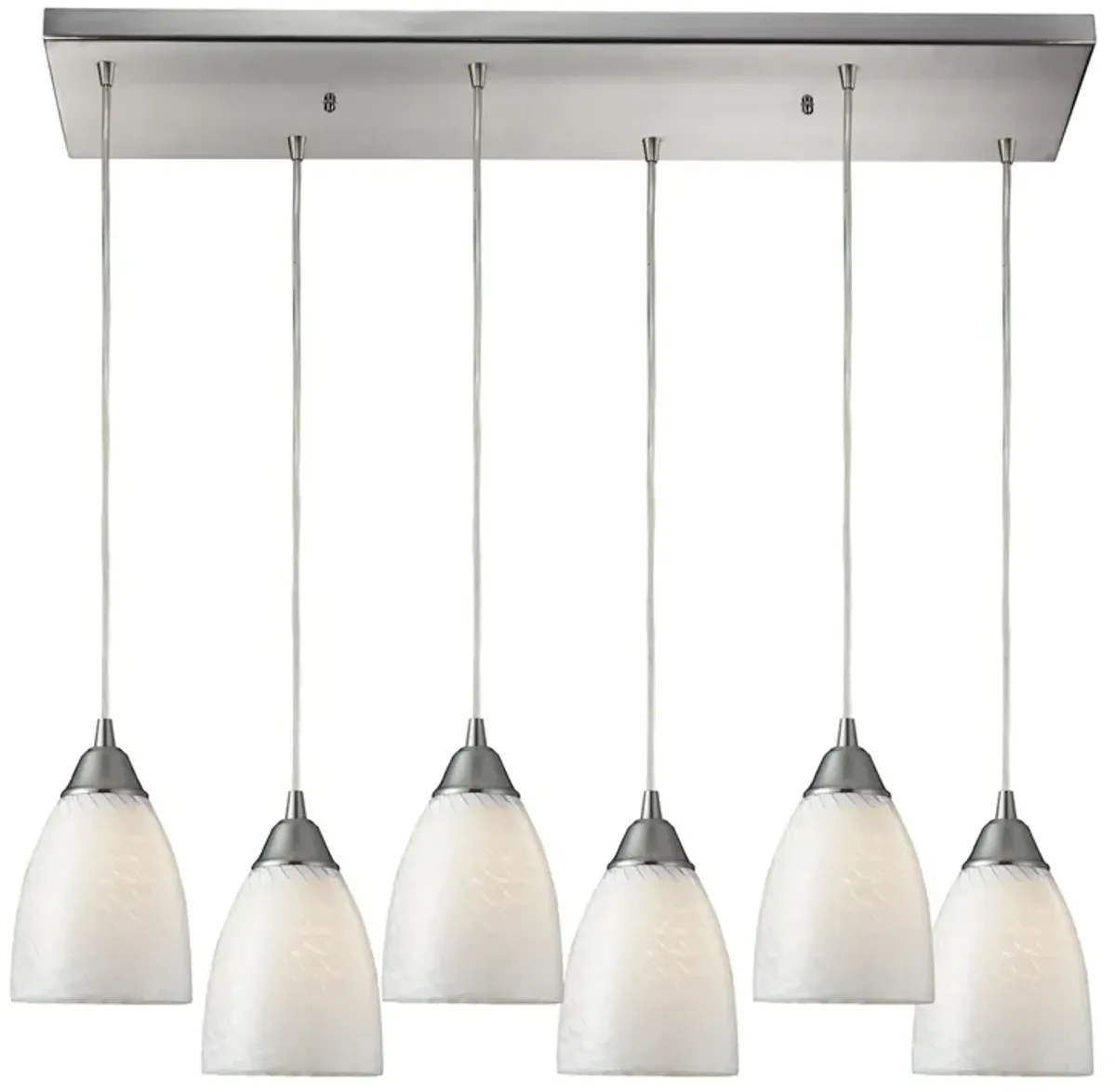 Arco Baleno 30" Wide 6-Light Mini Pendant