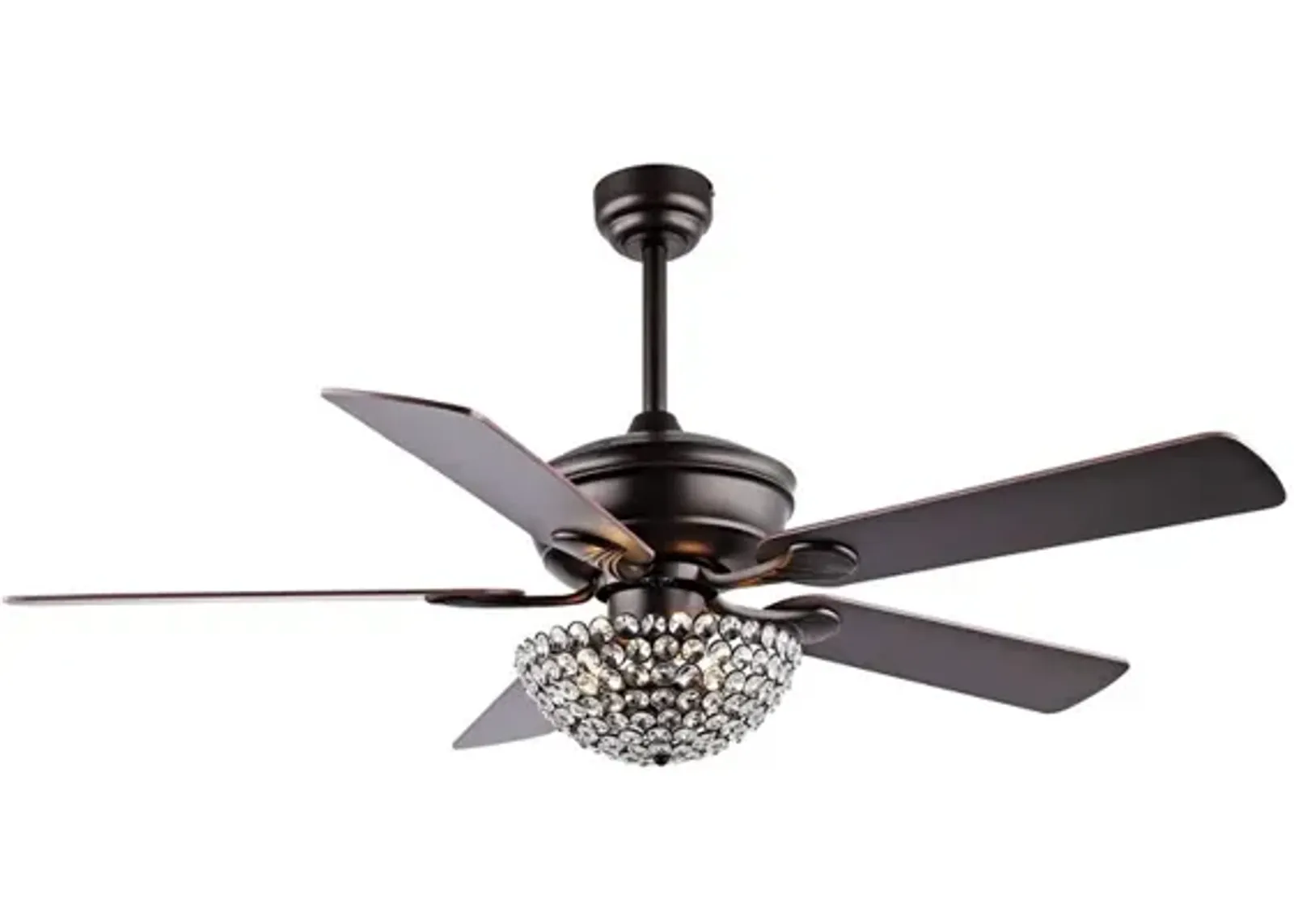 Cammy 3-Light Traditional Transitional Iron LED CEILING FAN