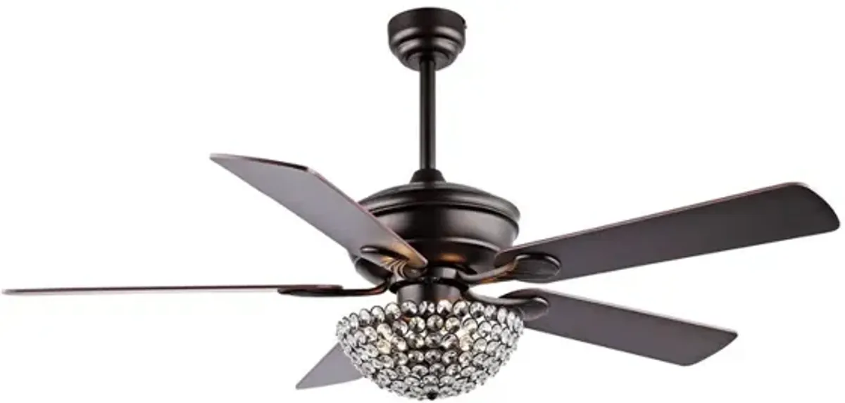 Cammy 3-Light Traditional Transitional Iron LED CEILING FAN