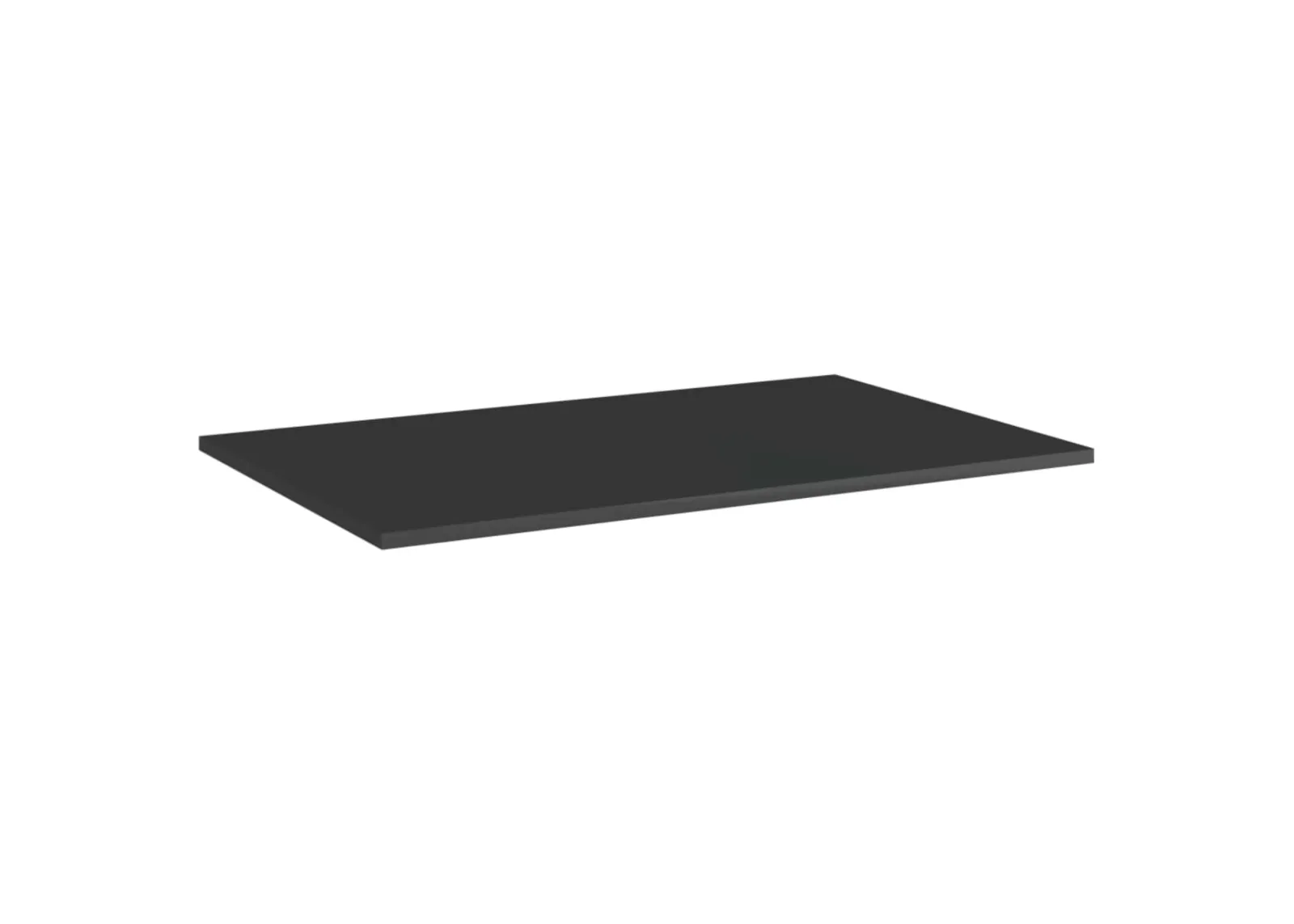 vidaXL Bookshelf Boards 4 pcs High Gloss Black 31.5"x19.7"x0.6" Chipboard