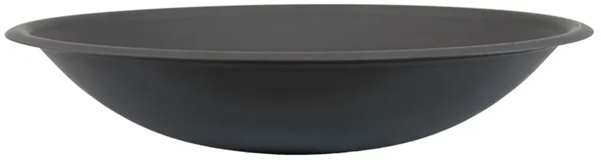 Sunnydaze Classic Elegance Steel Replacement Fire Pit Bowl - Black