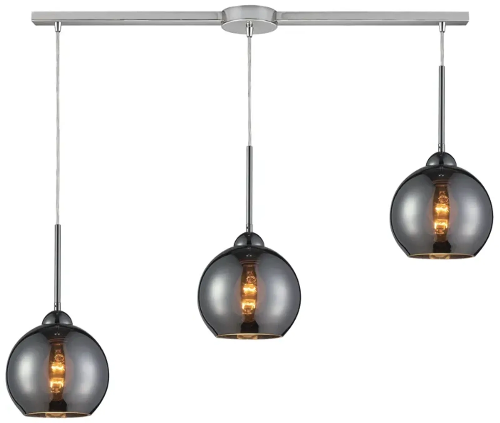 Cassandra Grey 3-Light Slim Linear Pendant