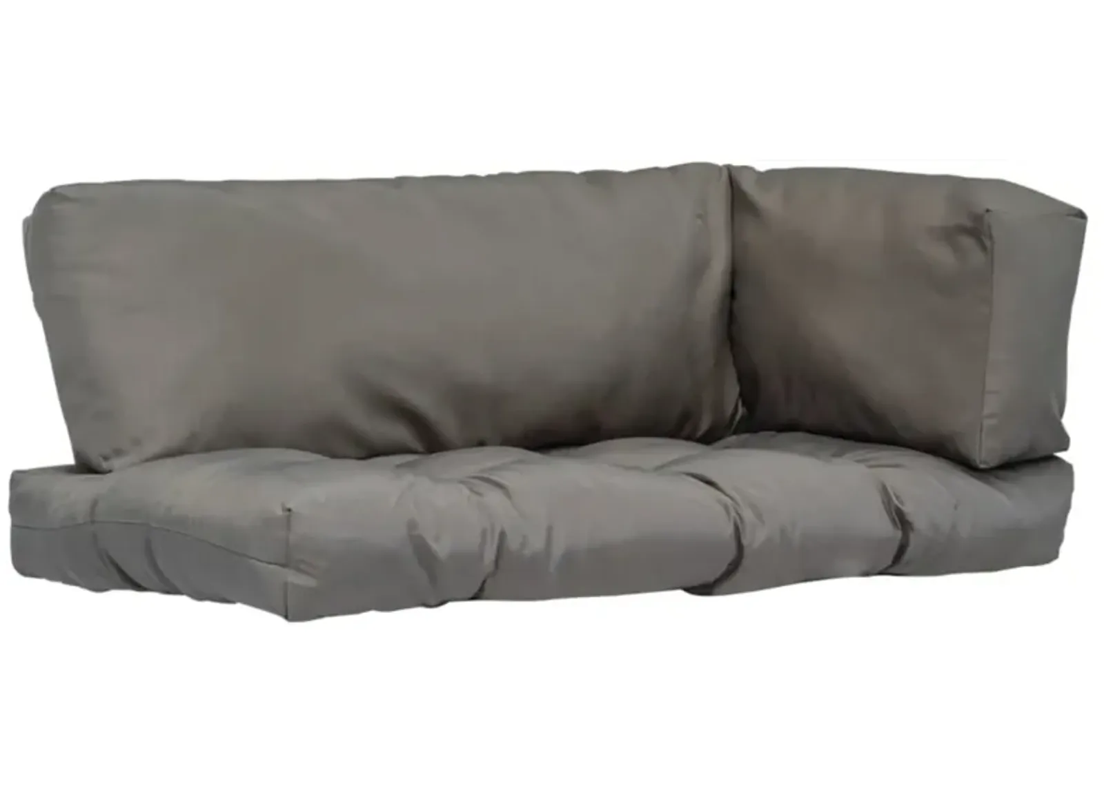 vidaXL Pallet Cushions 3 pcs Gray Polyester