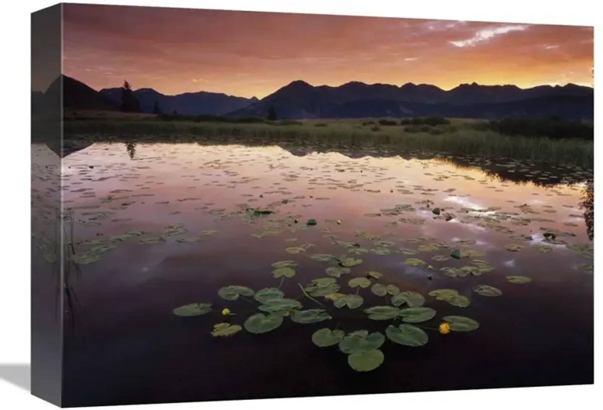 Sunrise over Granadier Range, Molas Pass, Weminuche Wilderness, Colorado-Canvas Art-16x12