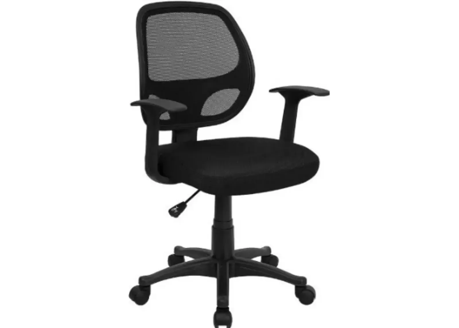 Hivvago Black Mesh Mid-Back Office Chair