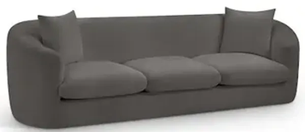 Meridian Furniture Penelope Grey Chenille Fabric Sofa