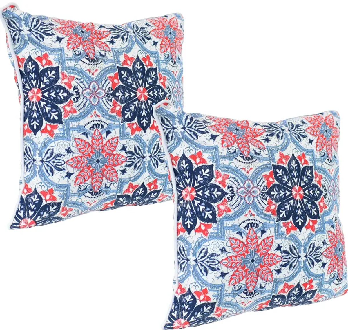 Sunnydaze Indoor/Outdoor Square Throw Pillow - 16 in