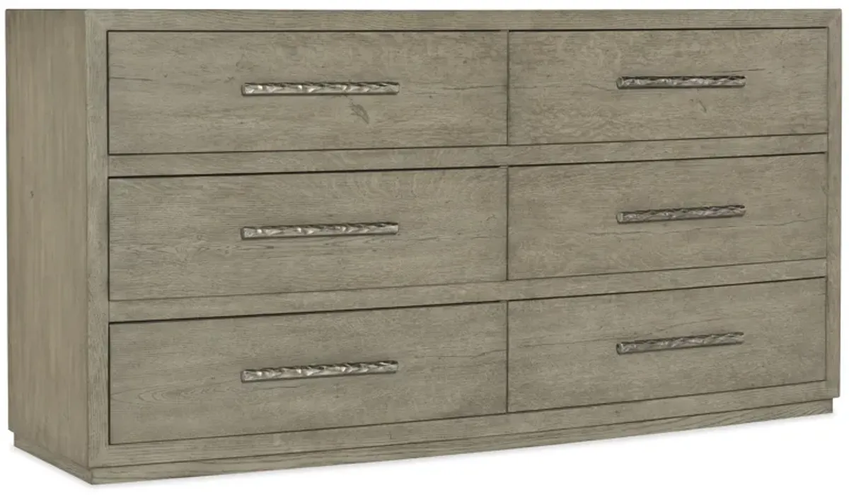 Linville Falls Chimney Gap Six Drawer Dresser