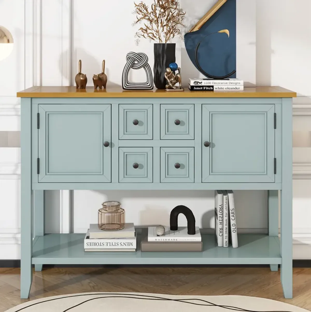 Merax Cambridge Series Ample Storage Vintage Console Table