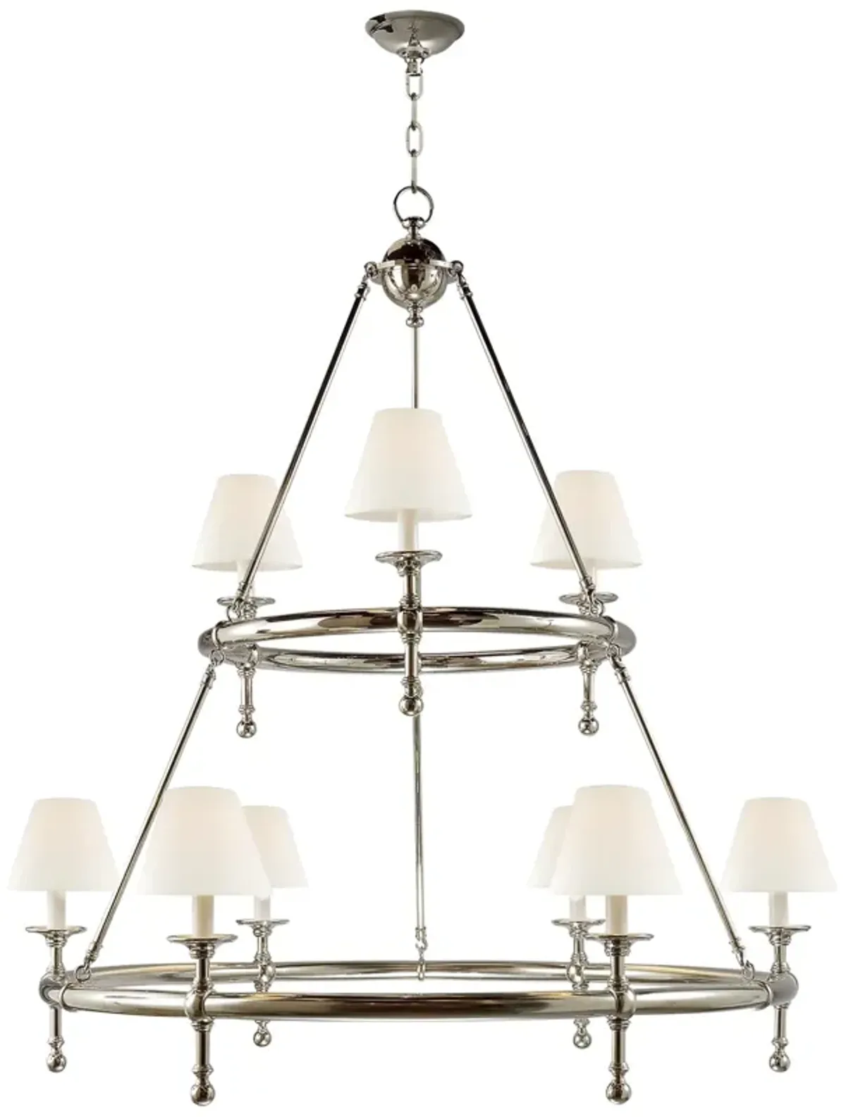 Classic 2-Tier Ring Chandelier