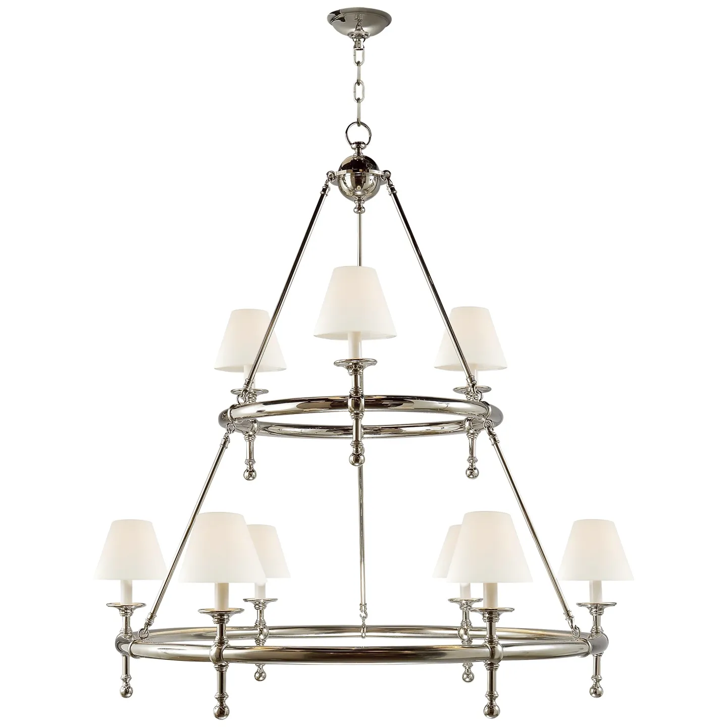 Classic 2-Tier Ring Chandelier