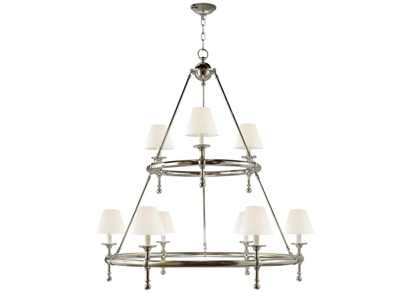 Classic 2-Tier Ring Chandelier