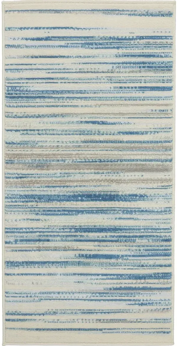 Jubilant JUB04 Blue 2'3" x 7'3" Rug