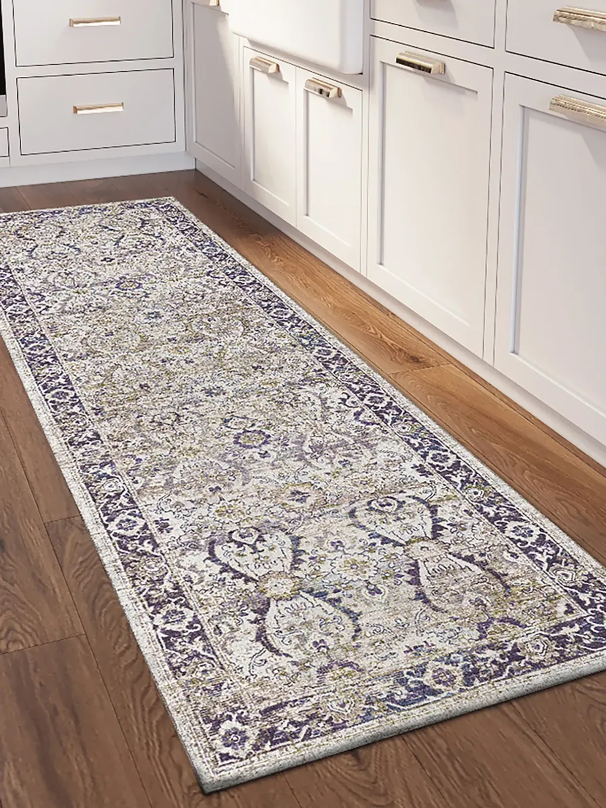 Jericho JC1 Oyster 2'6" x 12' Rug