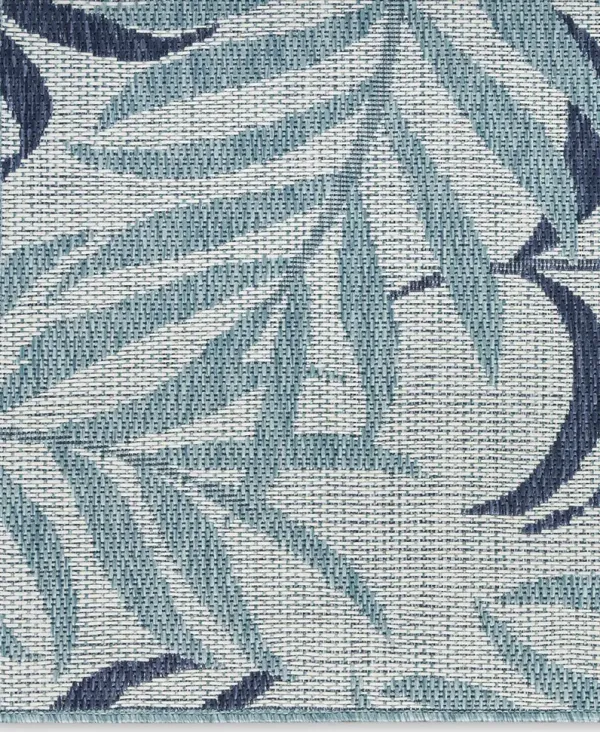 Garden Oasis GOA01 Blue 9' x 12' Rug
