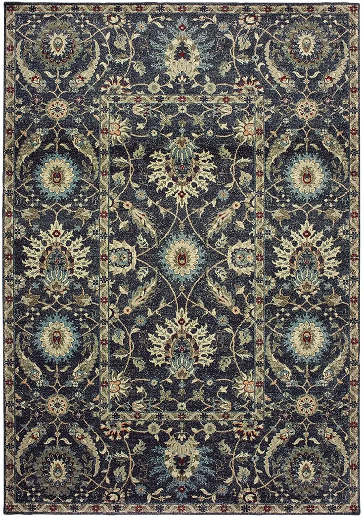 Raleigh 7'10" x 10'10" Navy Rug