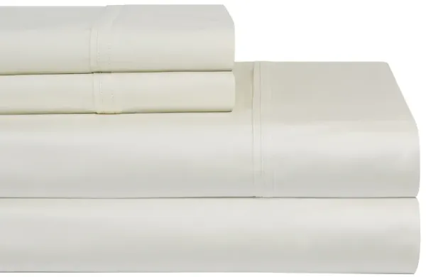 Pointehaven 400 Thread Count Deep Pocket Long Staple Cotton 4 pc Sheet Set