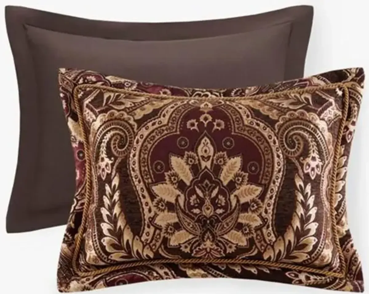 Belen Kox Comforter Set, Burgundy, Queen, Belen Kox