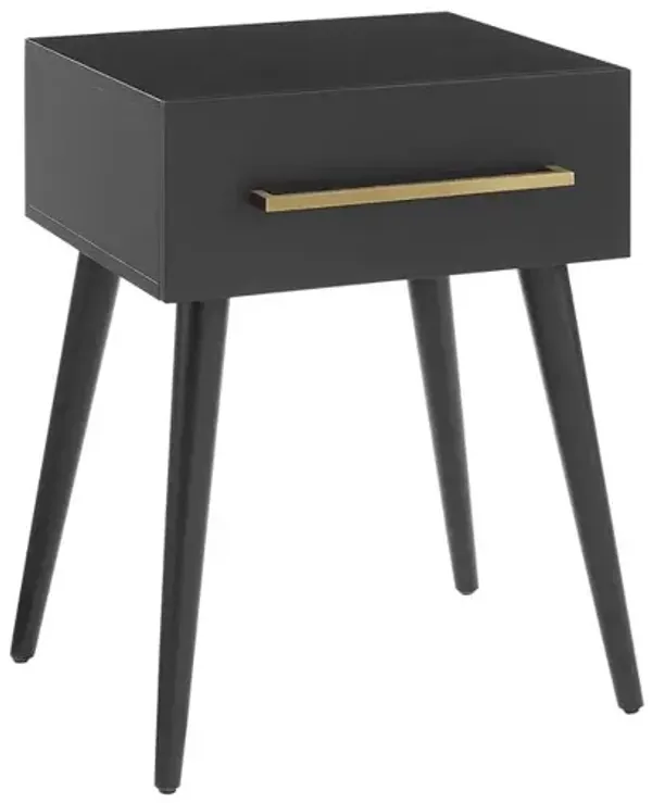Everett End Table Matte Black