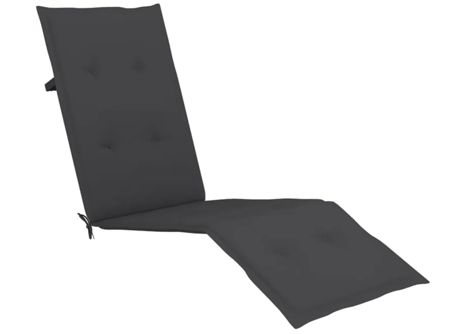 vidaXL Deck Chair Cushion Anthracite (29.5"+41.3")x19.7"x1.6"