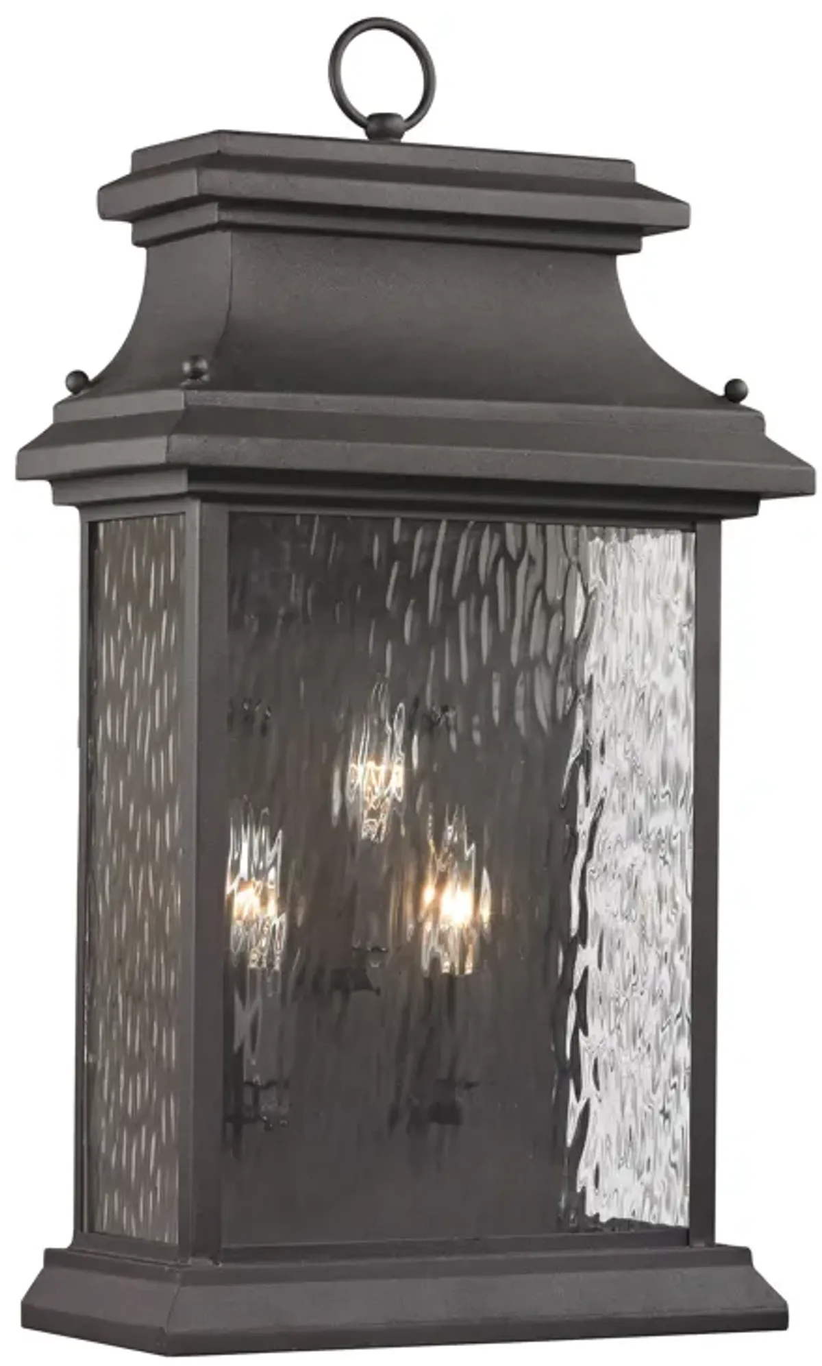 Forged Provincial 23'' High 3-Light Outdoor Sconce