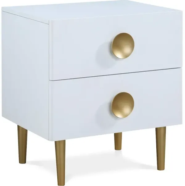 Meridian Furniture Zayne White Night Stand