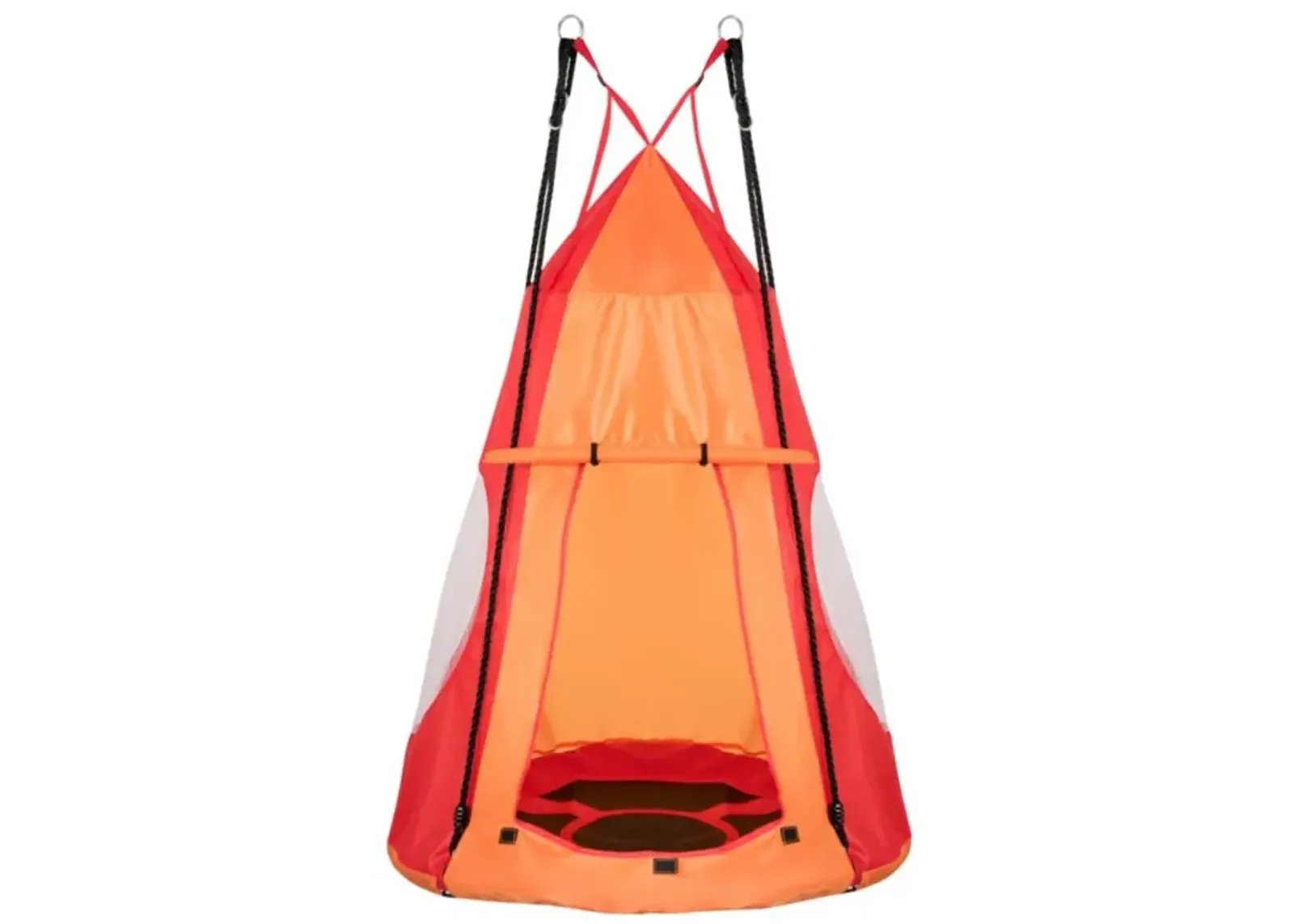 Hivvago 2-in-1 40 Inch Kids Hanging Chair Detachable Swing Tent