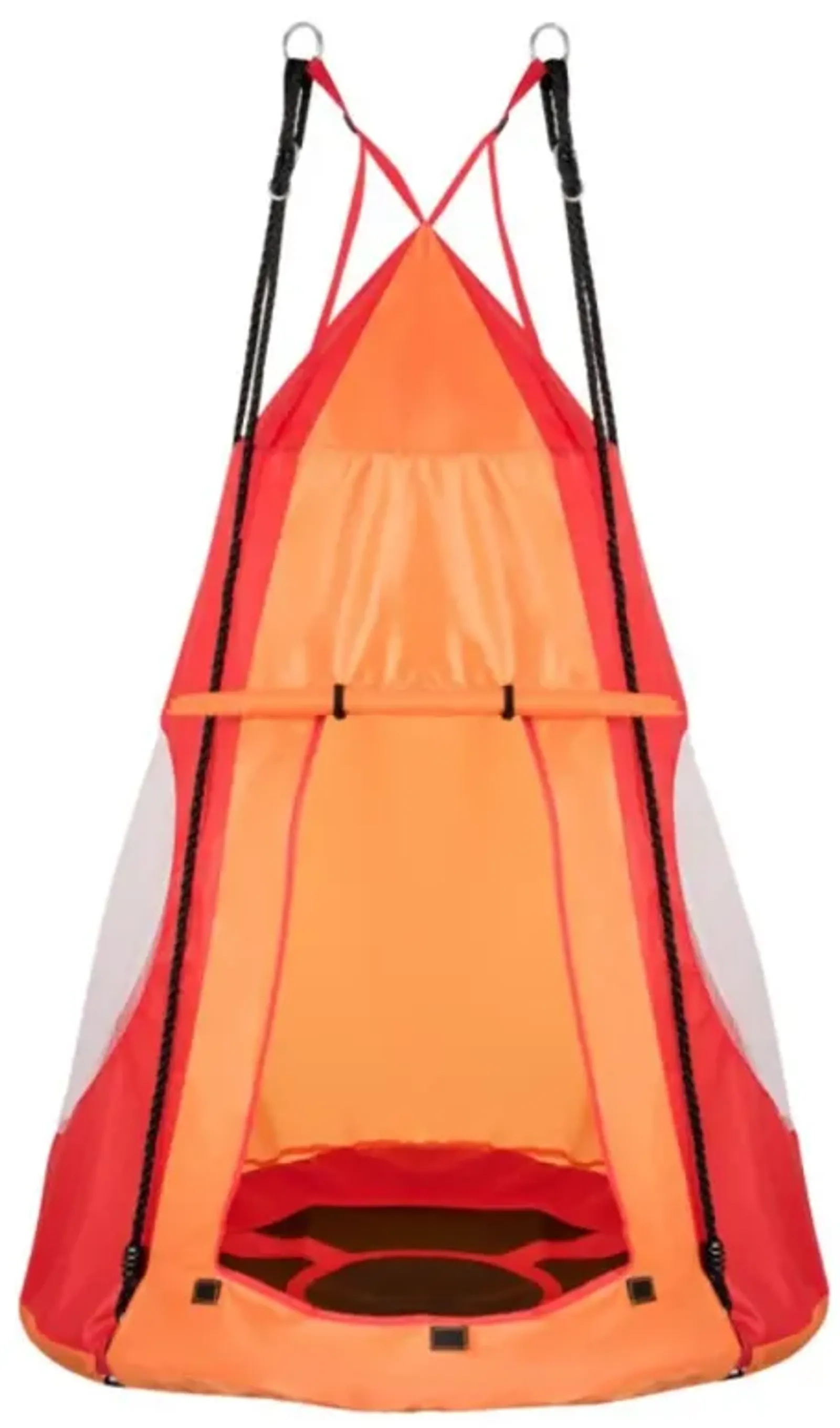 Hivvago 2-in-1 40 Inch Kids Hanging Chair Detachable Swing Tent