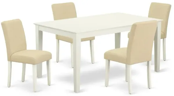 Dining Room Set Linen White