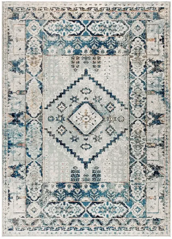 Osuna Diamond Vintage Medallion Area Rug