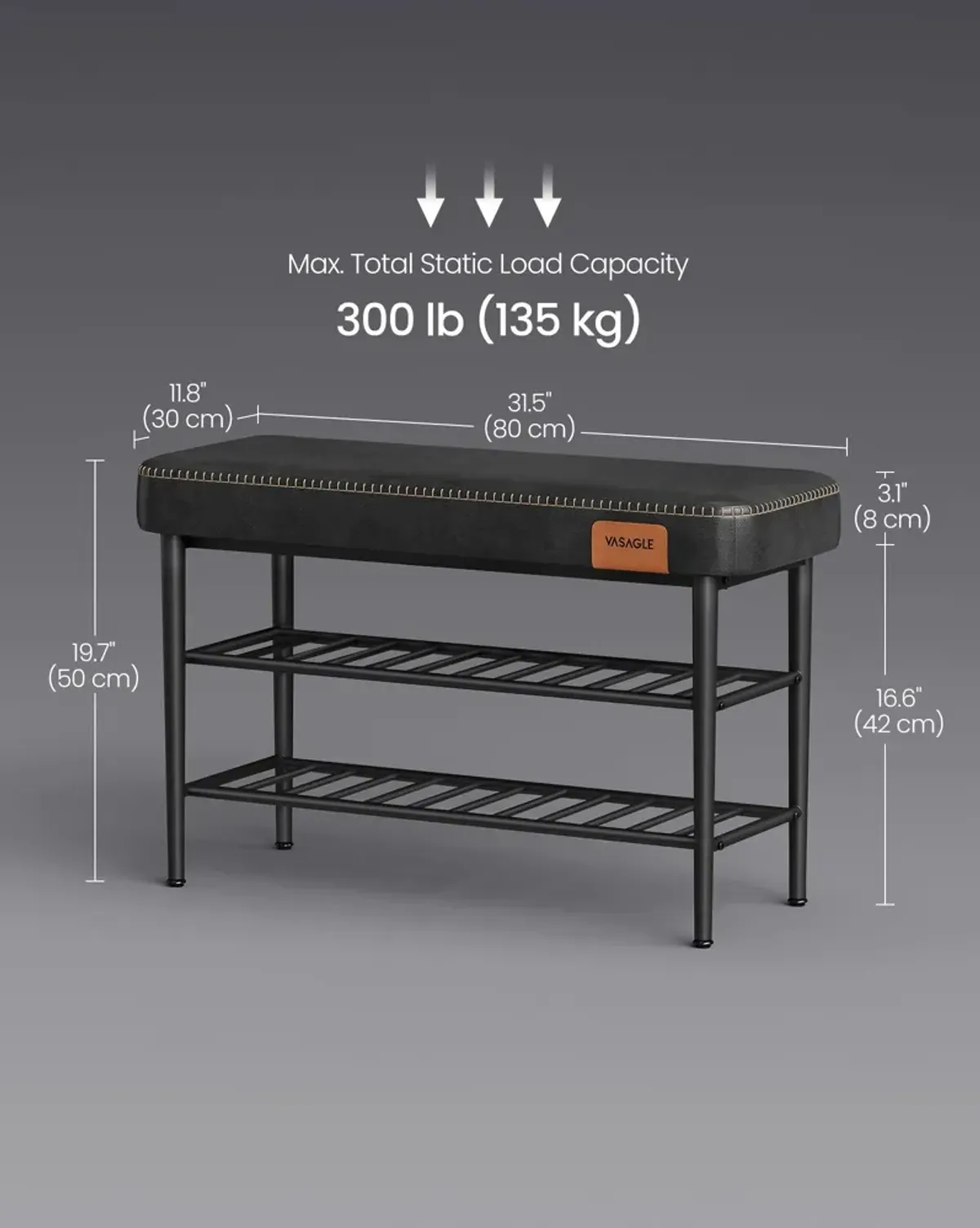 Shoe Bench with Metal Shelves: Stylish and Functional Storage for Organized Entryways