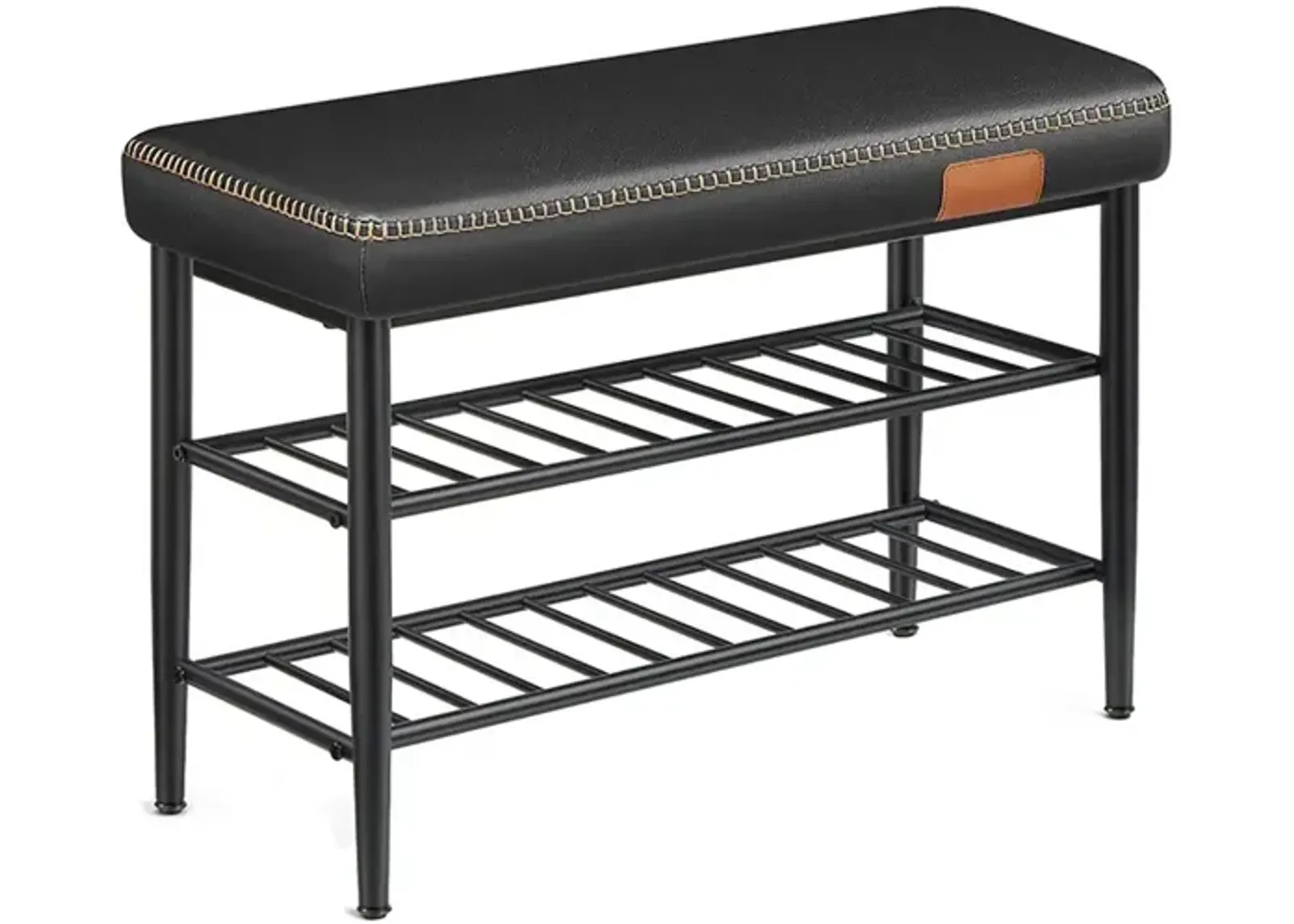 Shoe Bench with Metal Shelves: Stylish and Functional Storage for Organized Entryways