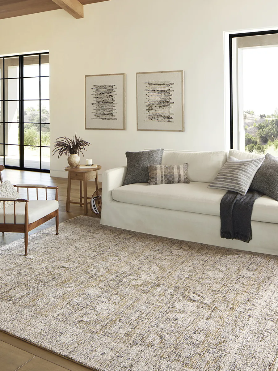 Alie Gold/Beige 9'6" x 13'1" Rug