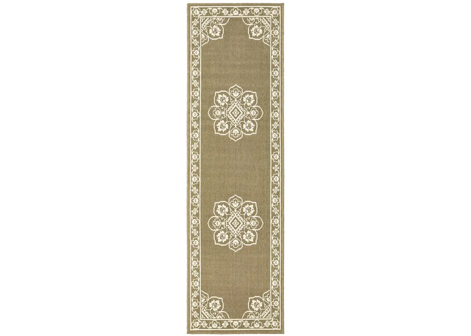 Marina 2'3" x 7'6" Tan Rug