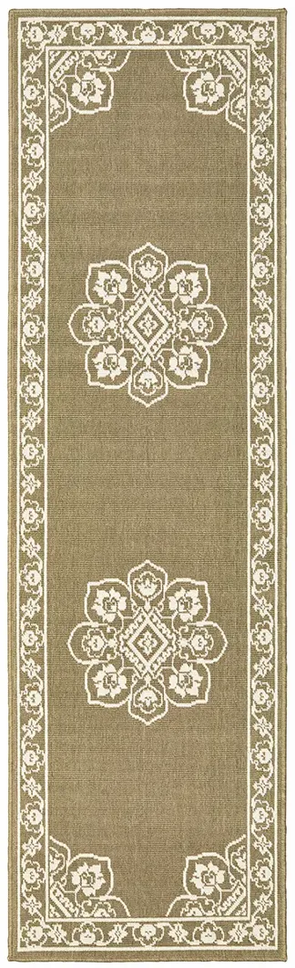 Marina 2'3" x 7'6" Tan Rug